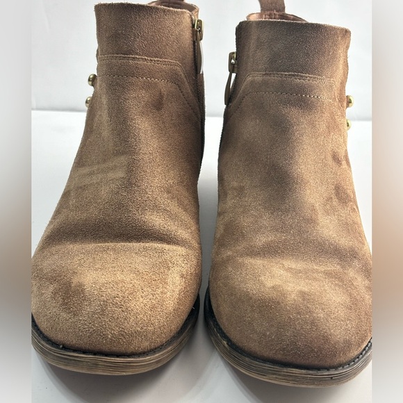 Franco Sarto Kelton Bootie - Tan Suede ๐ - Picture 2 of 7